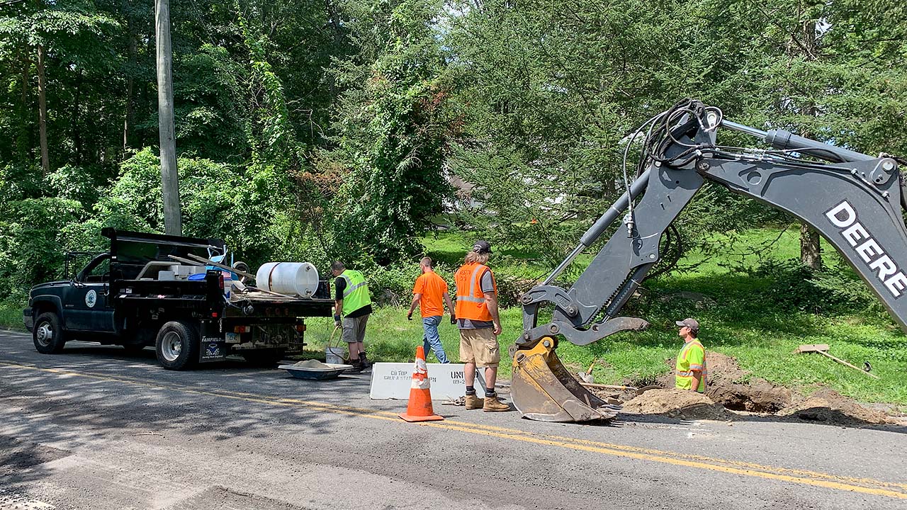 Paving Starts Ahead of Schedule