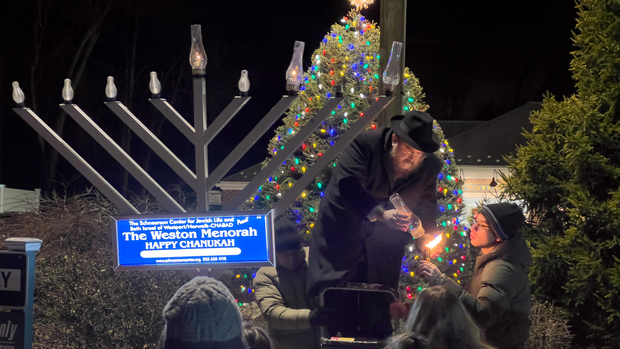 Chanukah Celebrated with Menorah Lighting