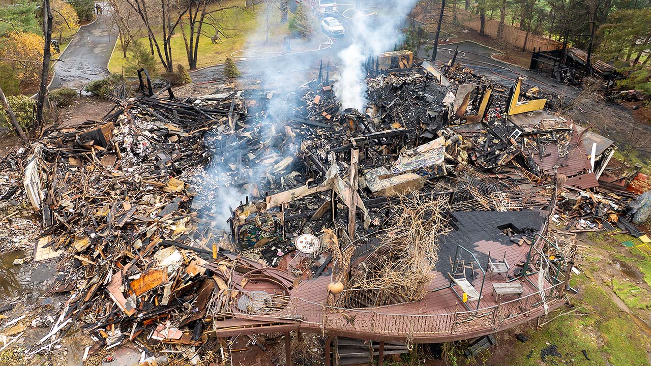 Fire Destroys Weston Home